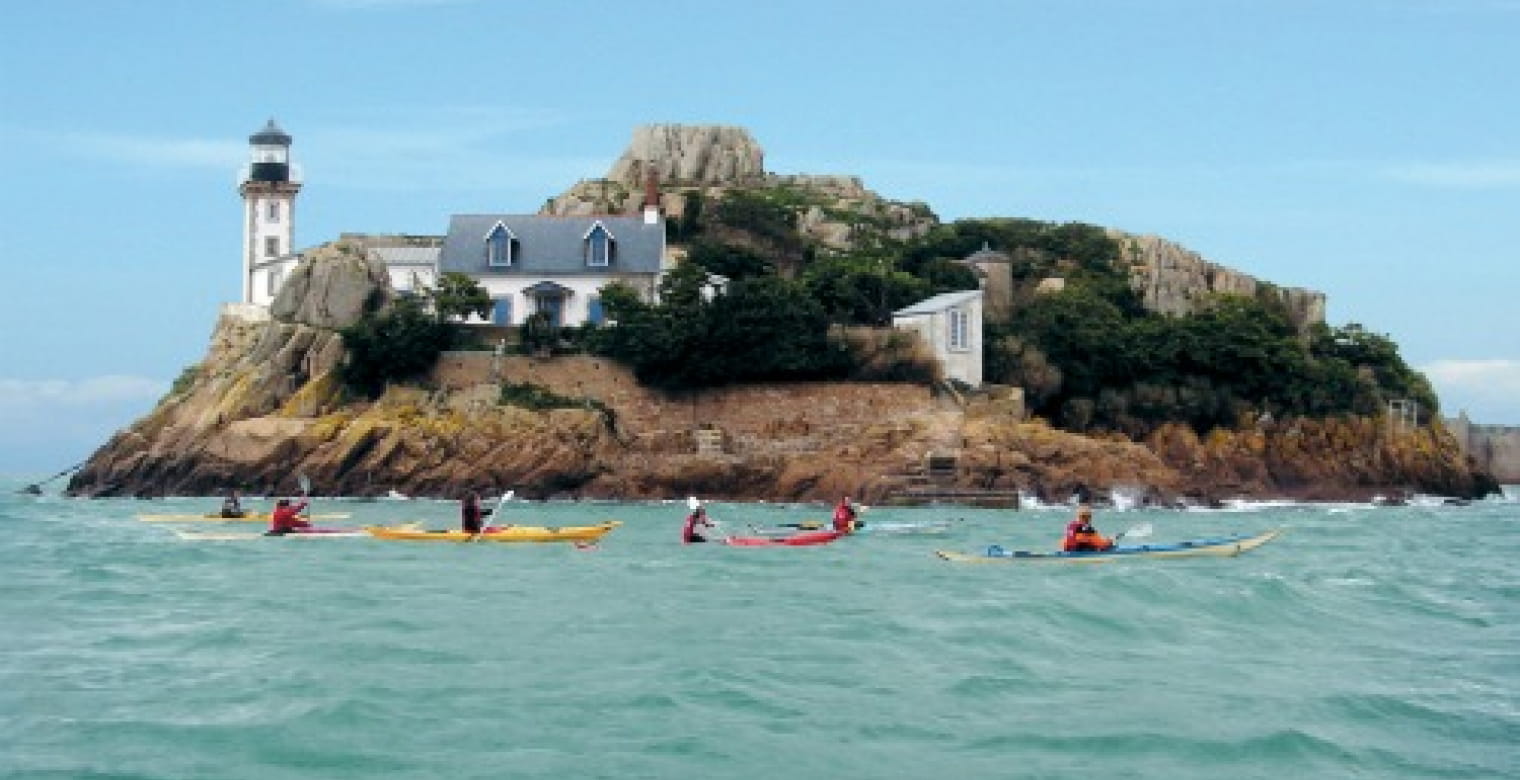 Location de kayak à Carantec en baie de Morlaix