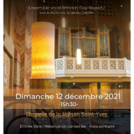 Affiche concert de Noël