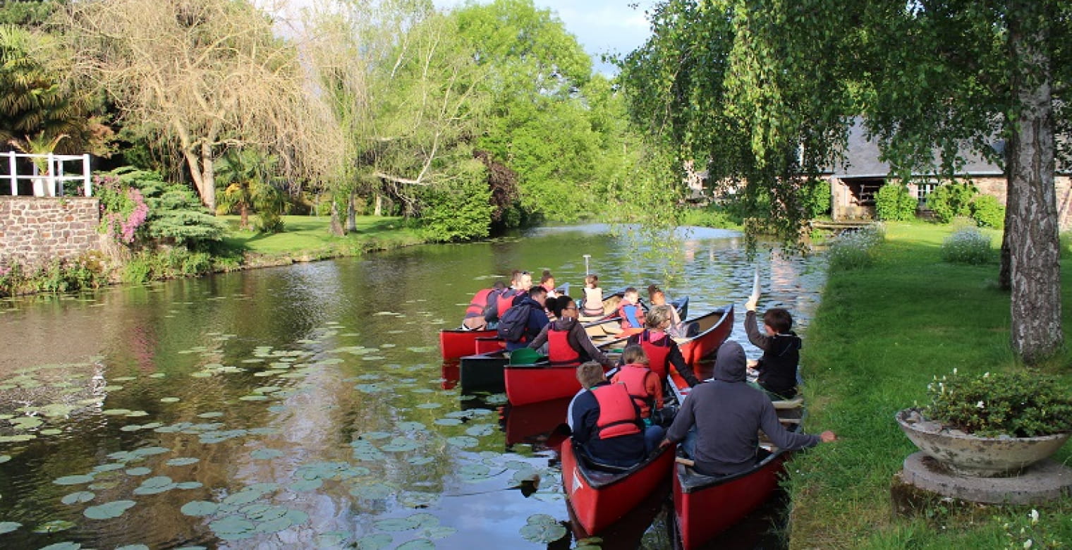 Visites guidées en canoë Montfort au crépuscule