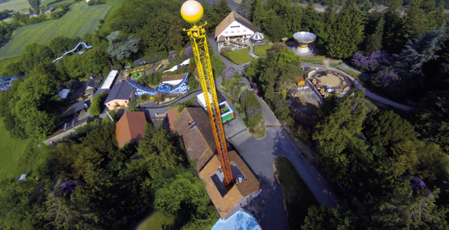 Parc d'attraction Ange Michel à Saint-Martin-de-Landelles