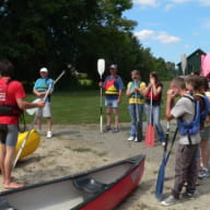 Visites guidées en canoë Montfort au crépuscule