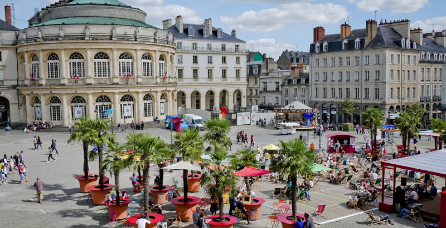 Transat en Ville place de la Mairie à Rennes