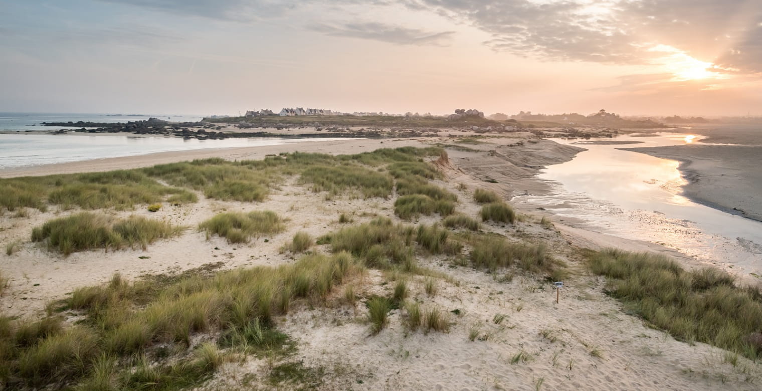 Plage d'Odé Vras - Dunes de Keremma