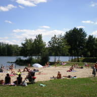 Plage de la base de loisirs de Bétineuc