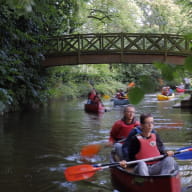 Visites guidées en canoë Montfort au crépuscule