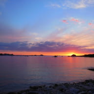 coucher soleil petite plage Primel Plougasnou 375px