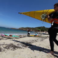 Location de kayak à Carantec en baie de Morlaix