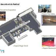 Palais des Arts et des Festivals Dinard - Plan des salles