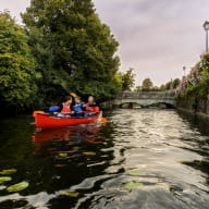 Visites guidées en canoë Montfort au crépuscule